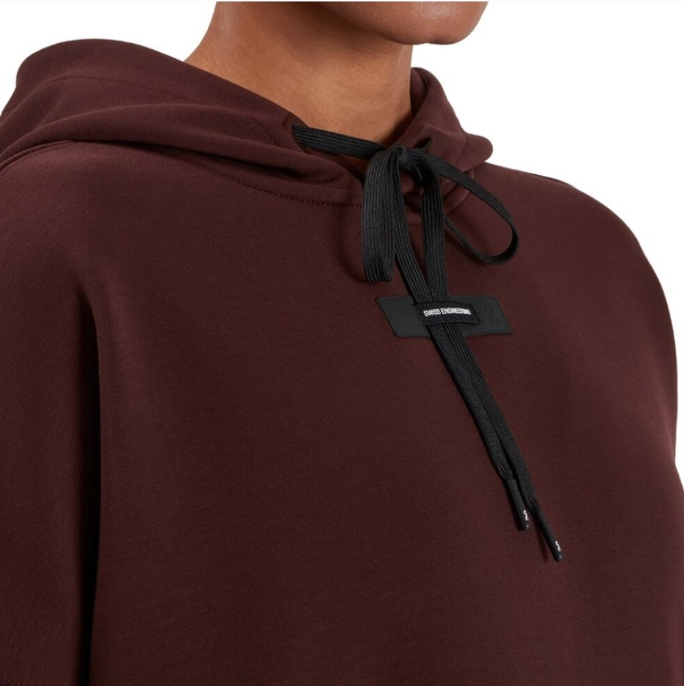 On running hoodie - mulberry